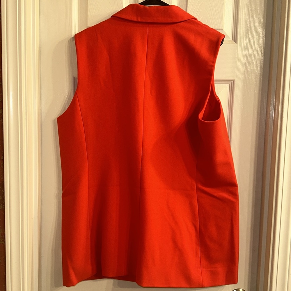 NWT Women’s Nine West Single Button Cosmic Lava Vest (XXL) - Picture 3 of 4